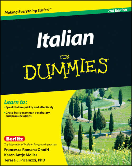Book cover of Italian For Dummies