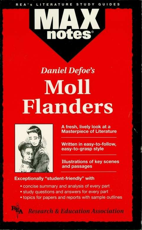 Book cover of Moll Flanders (MAXNotes Literature Guides)