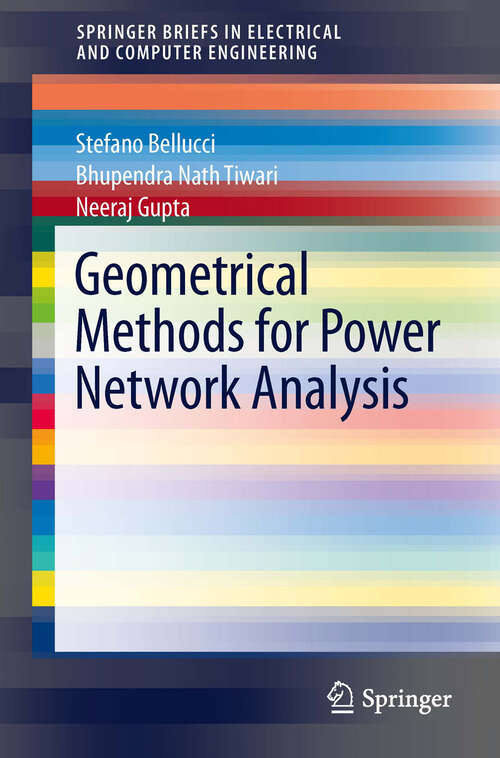 Book cover of Geometrical Methods for Power Network Analysis