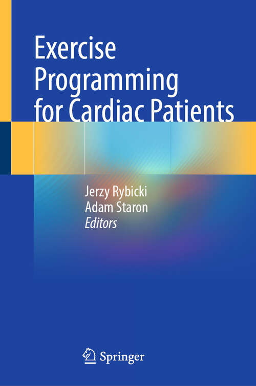 Book cover of Exercise Programming for Cardiac Patients
