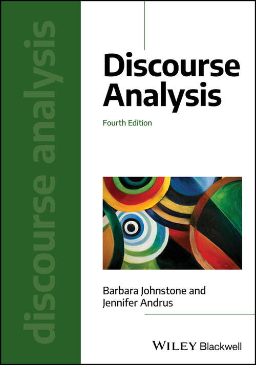Book cover of Discourse Analysis (4) (Introducing Linguistics)