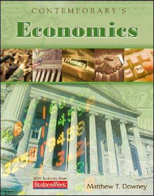Book cover of Contemporary's Economics [Grade 6-12]