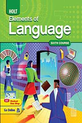 Book cover of Elements of Language: Sixth Course