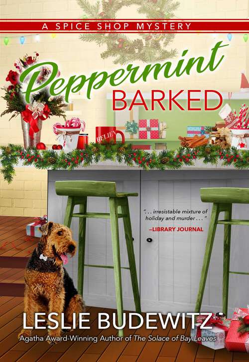 Book cover of Peppermint Barked: A Spice Shop Mystery