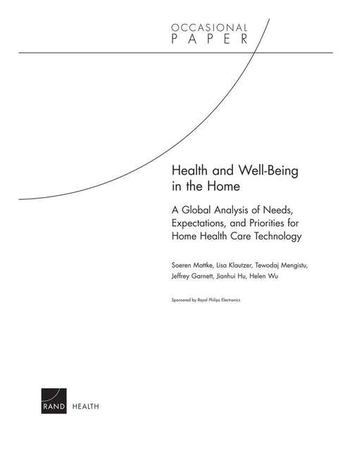 Health and Well-Being in the Home