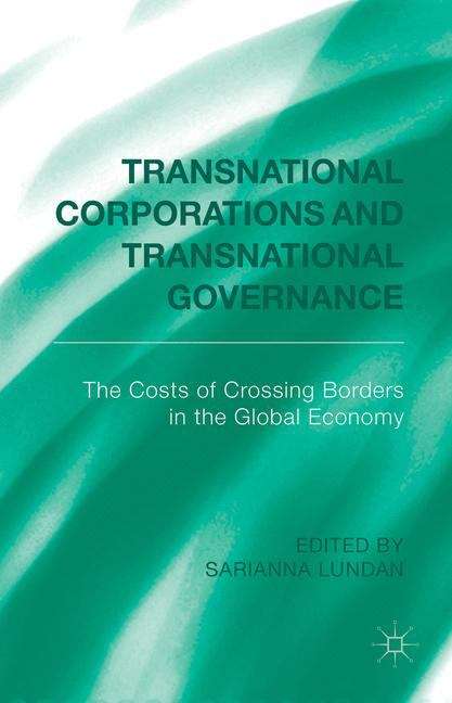 Book cover of Transnational Corporations and Transnational Governance