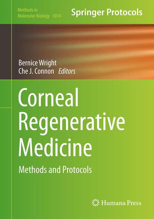 Book cover of Corneal Regenerative Medicine