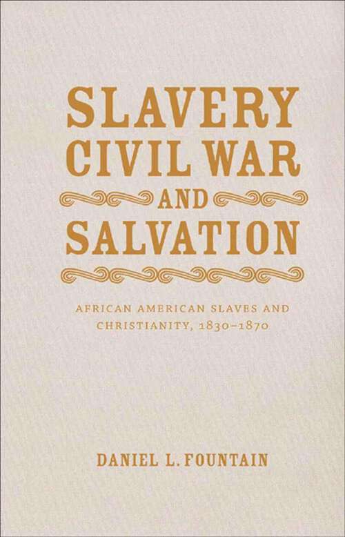 Book cover of Slavery, Civil War, and Salvation