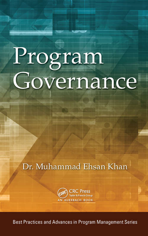 Book cover of Program Governance