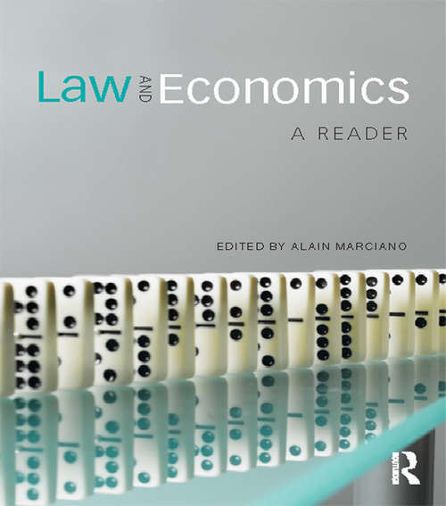 Law and Economics: A Reader (New Horizons In Law And Economics Ser. #18)