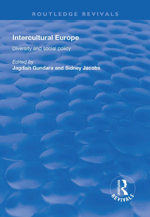 Intercultural Europe: Diversity and Social Policy