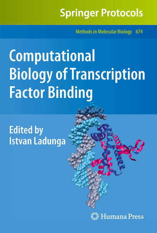 Book cover of Computational Biology of Transcription Factor Binding