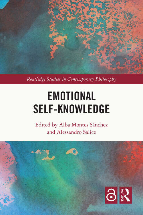 Book cover of Emotional Self-Knowledge (Routledge Studies in Contemporary Philosophy)