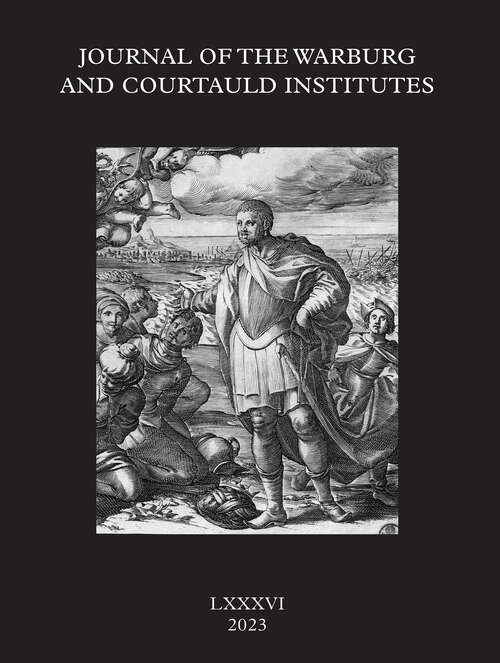 Book cover of Journal of the Warburg and Courtauld Institutes, volume 86 number 1 (2023)