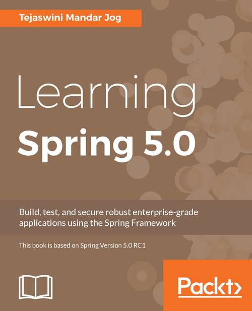 Book cover of Learning Spring 5.0