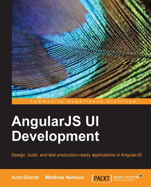 Book cover of AngularJS UI Development