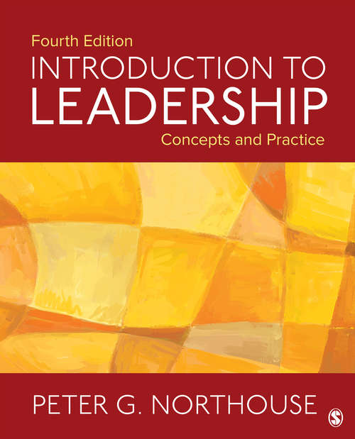 Book cover of Introduction to Leadership: Concepts and Practice