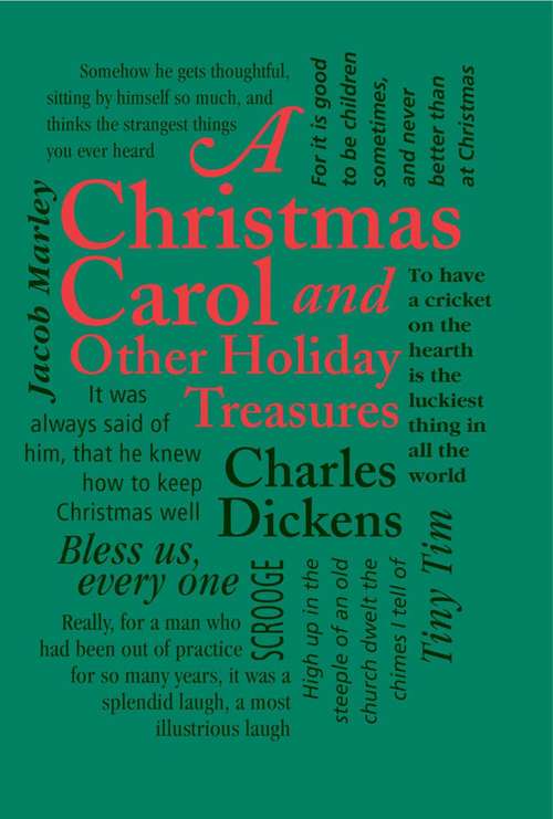 Book cover of A Christmas Carol: and Other Holiday Treasures (Wordsworth Classics)