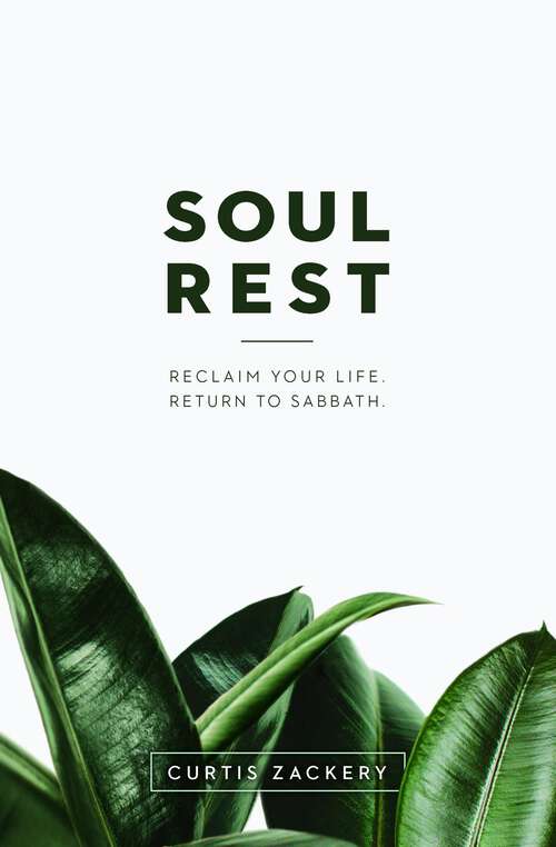 Book cover of Soul Rest: Reclaim Your Life. Return to Sabbath.