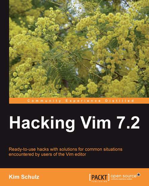 Book cover of Hacking Vim 7.2