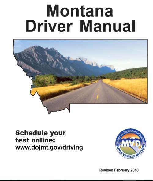Book cover of Montana Driver Manual