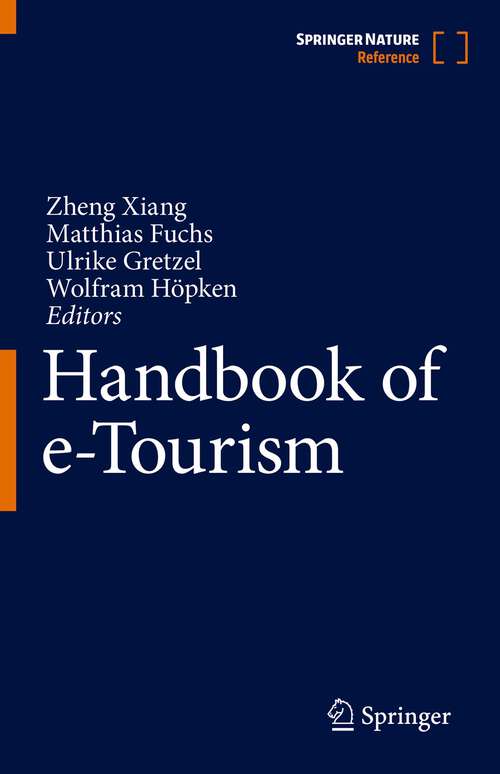 Cover image of Handbook of e-Tourism