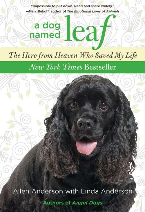 Book cover of Dog Named Leaf: The Hero from Heaven Who Saved My Life (New York Times Best Seller)