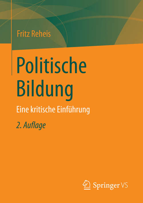 Book cover of Politische Bildung, 2. Auflage