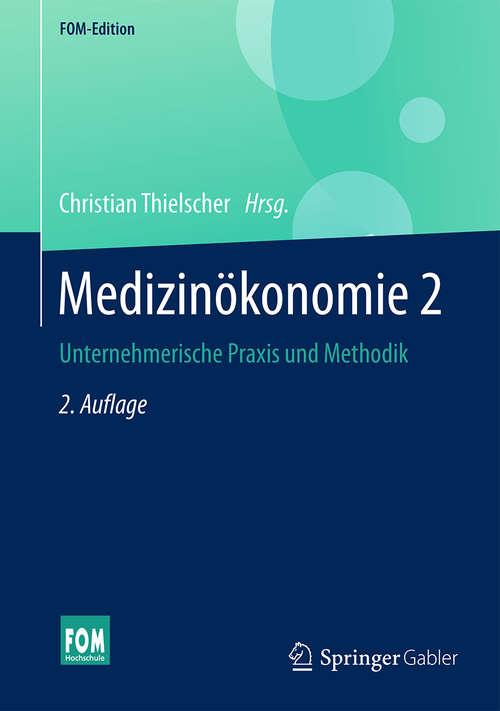 Book cover of Medizinökonomie 2