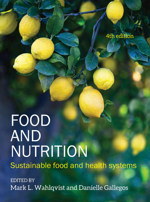 Book cover of Food and Nutrition: Sustainable food and health systems (4)