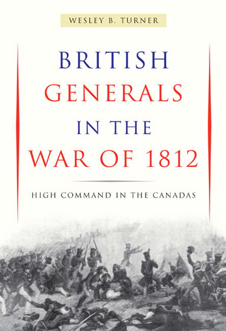 Book cover of British Generals in the War of 1812