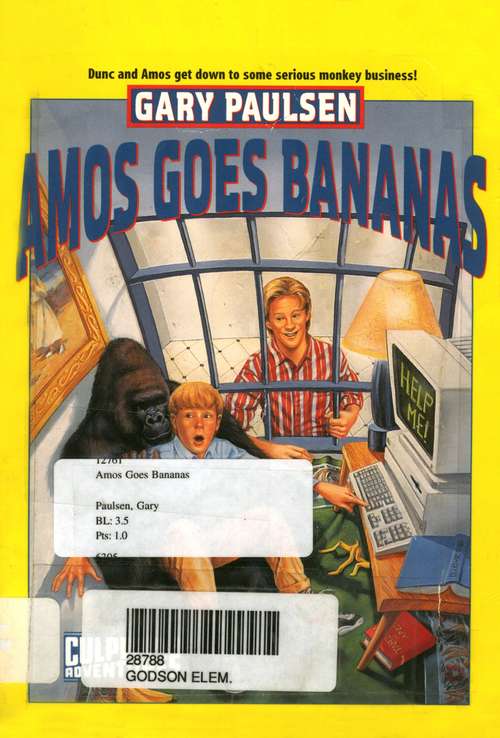 Book cover of Amos Goes Bananas (Culpepper Adventures)