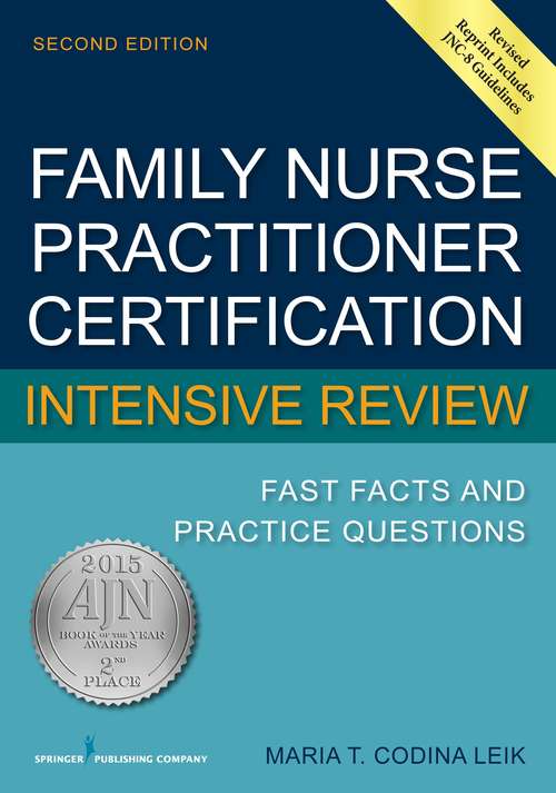 Book cover of Family Nurse Practitioner Certification Intensive Review: Fast Facts And Practice Questions