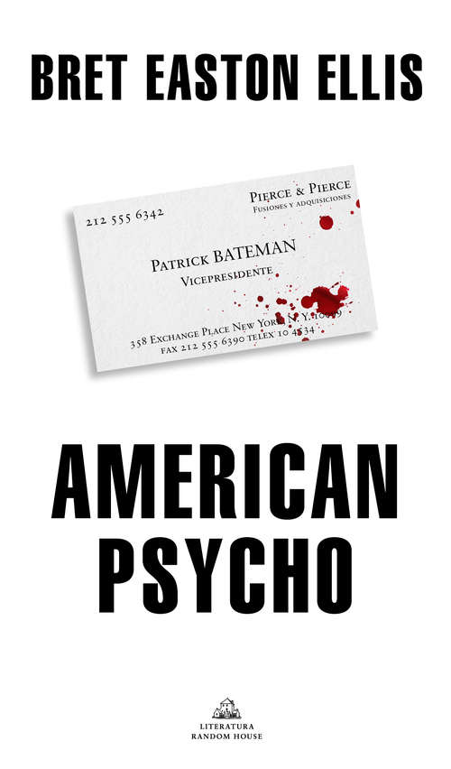 Book cover of American Psycho (Tiempos Modernos Ser. #3)