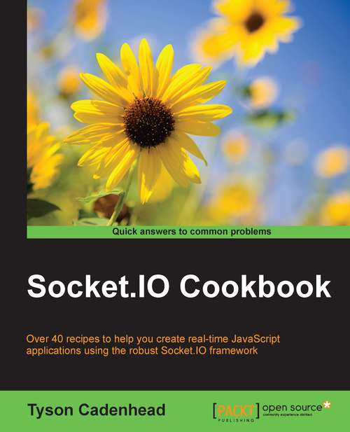 Book cover of Socket.IO Cookbook