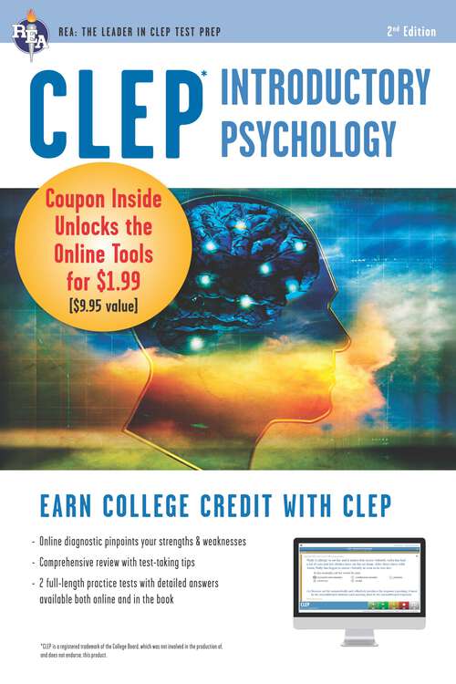 Book cover of CLEP® Introductory Psychology Book + Online (2) (CLEP Test Preparation)