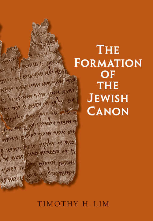 Book cover of The Formation of the Jewish Canon