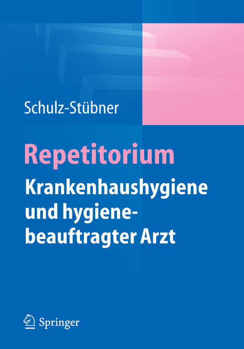 Book cover of Repetitorium Krankenhaushygiene und hygienebeauftragter Arzt