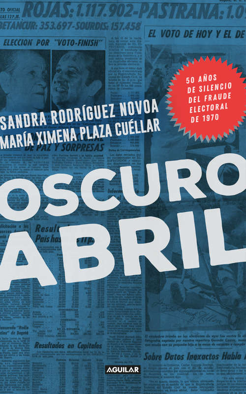 Book cover of Oscuro abril