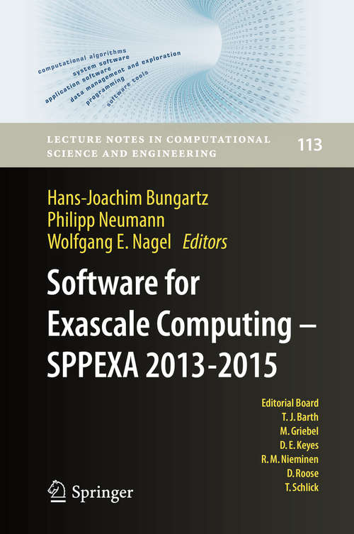 Book cover of Software for Exascale Computing - SPPEXA 2013-2015