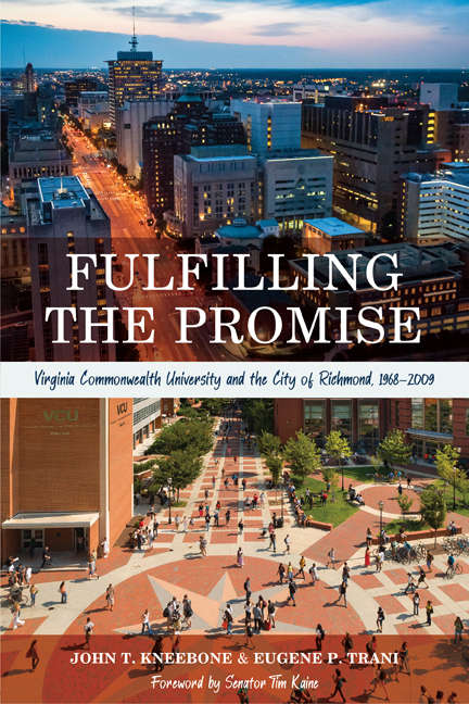 Book cover of Fulfilling the Promise: Virginia Commonwealth University and the City of Richmond, 1968–2009