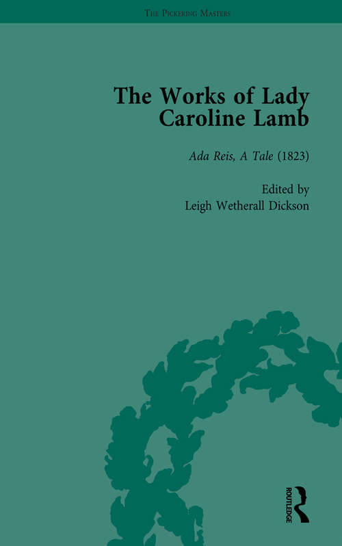 The Works of Lady Caroline Lamb Vol 3