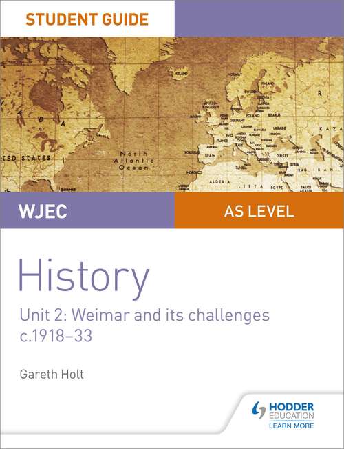 Book cover of WJEC AS-level History Student Guide Unit 2: Weimar And Its Challenges Epub
