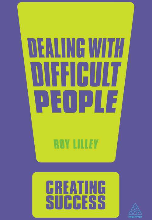 Book cover of Dealing with Difficult People