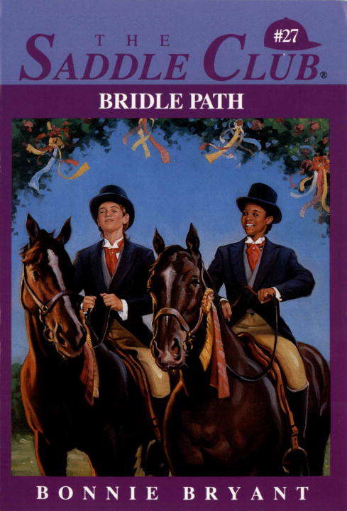 Book cover of Bridle Path (Saddle Club #27)