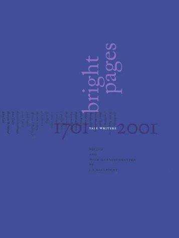 Book cover of Bright Pages: Yale Writers, 1701-2001