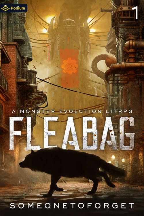 Book cover of Fleabag: A Monster Evolution LitRPG (Fleabag)