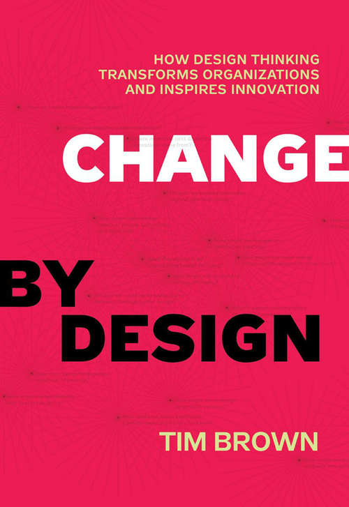 Book cover of Change by Design