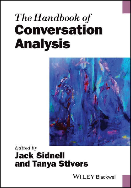 Book cover of The Handbook of Conversation Analysis