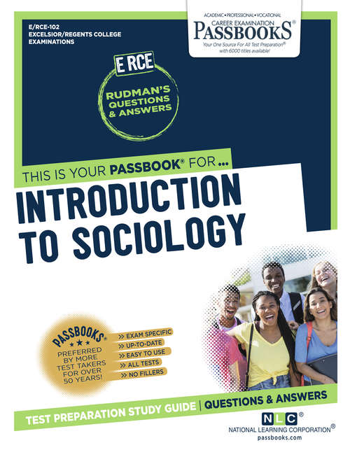 Book cover of Introduction to Sociology: Passbooks Study Guide (Excelsior/Regents College Examination Series: F No. 45)